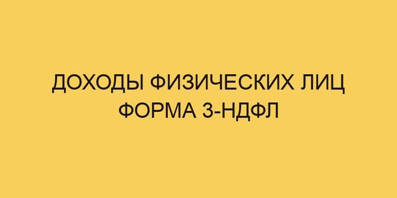 Доходы физических лиц форма 3-ндфл 12 dohody fizicheskih lic forma 3 ndfl 1089