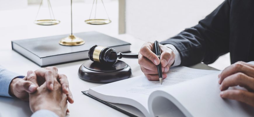 consultation male lawyers business woman working discussion having law firm